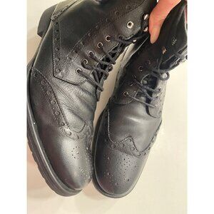 Gordon Rush Mens Argyle Wingtip Lace-Up Boot Sz US 12